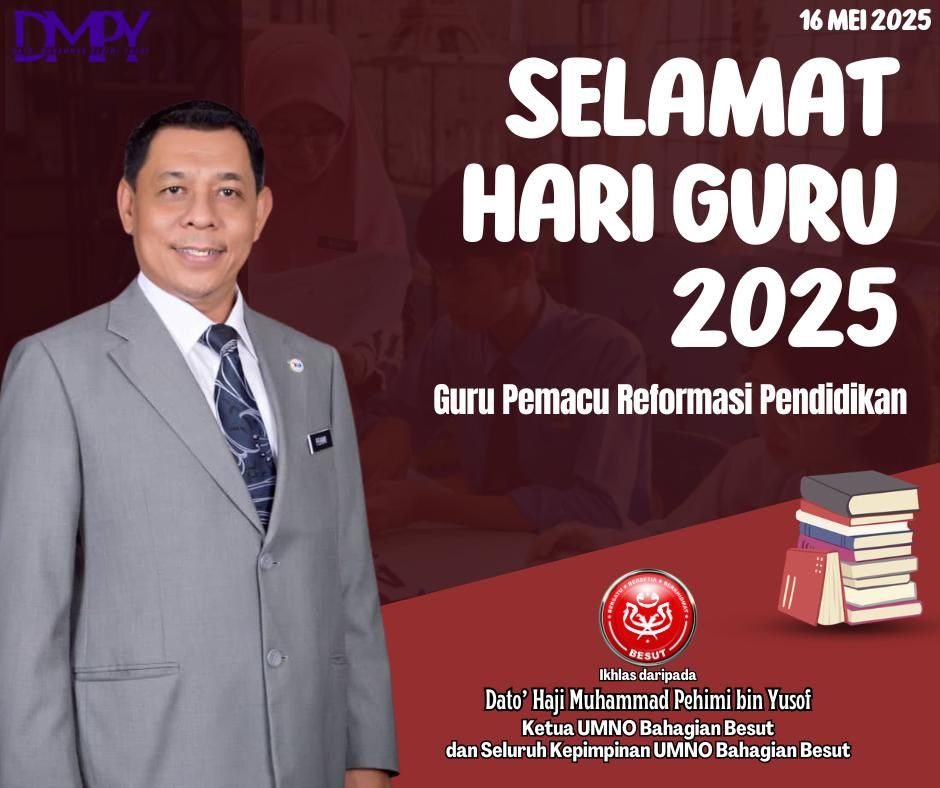 Umno - Selamat Hari Guru kepada semua warga pendidik yang hadir sebagai ...
