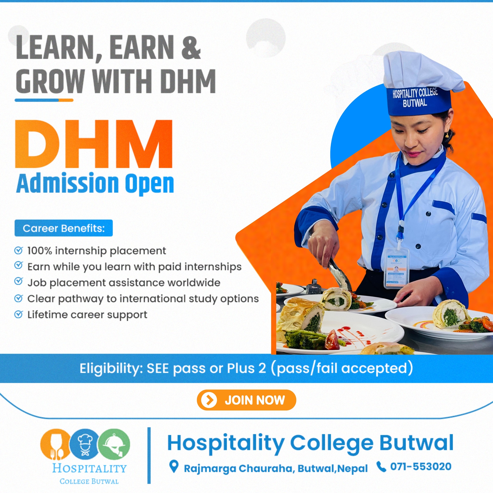 Hospitality - ADMISSION OPEN: DHM (Diploma in Hotel Management ...