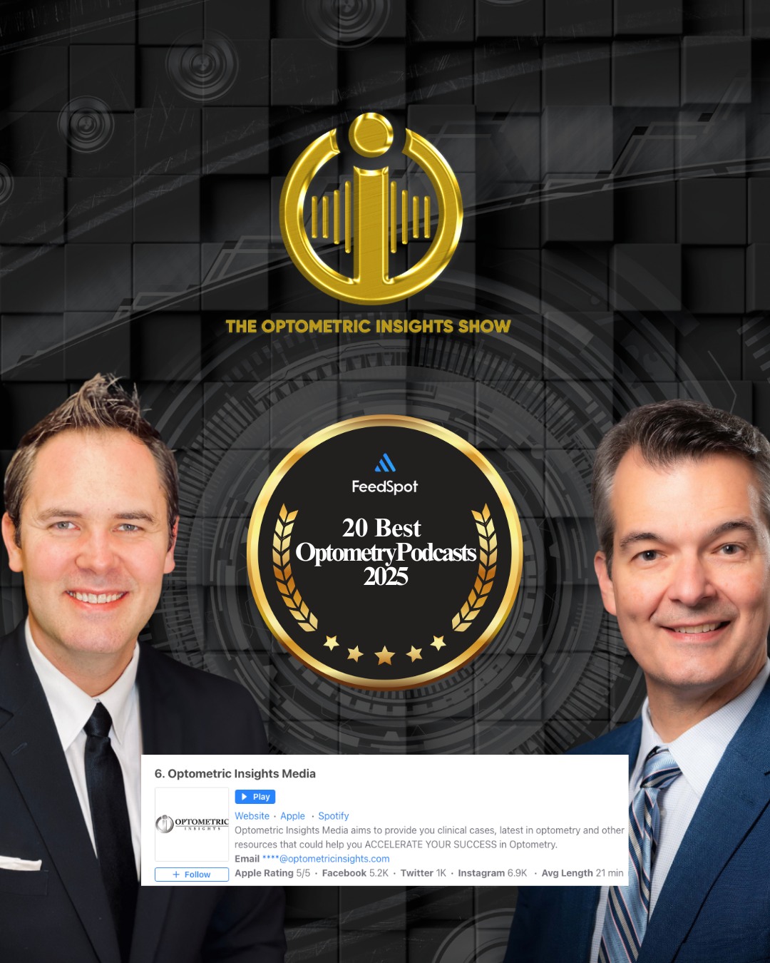 Optometric Insights - We are honored to be featured on Feedspot’s list ...