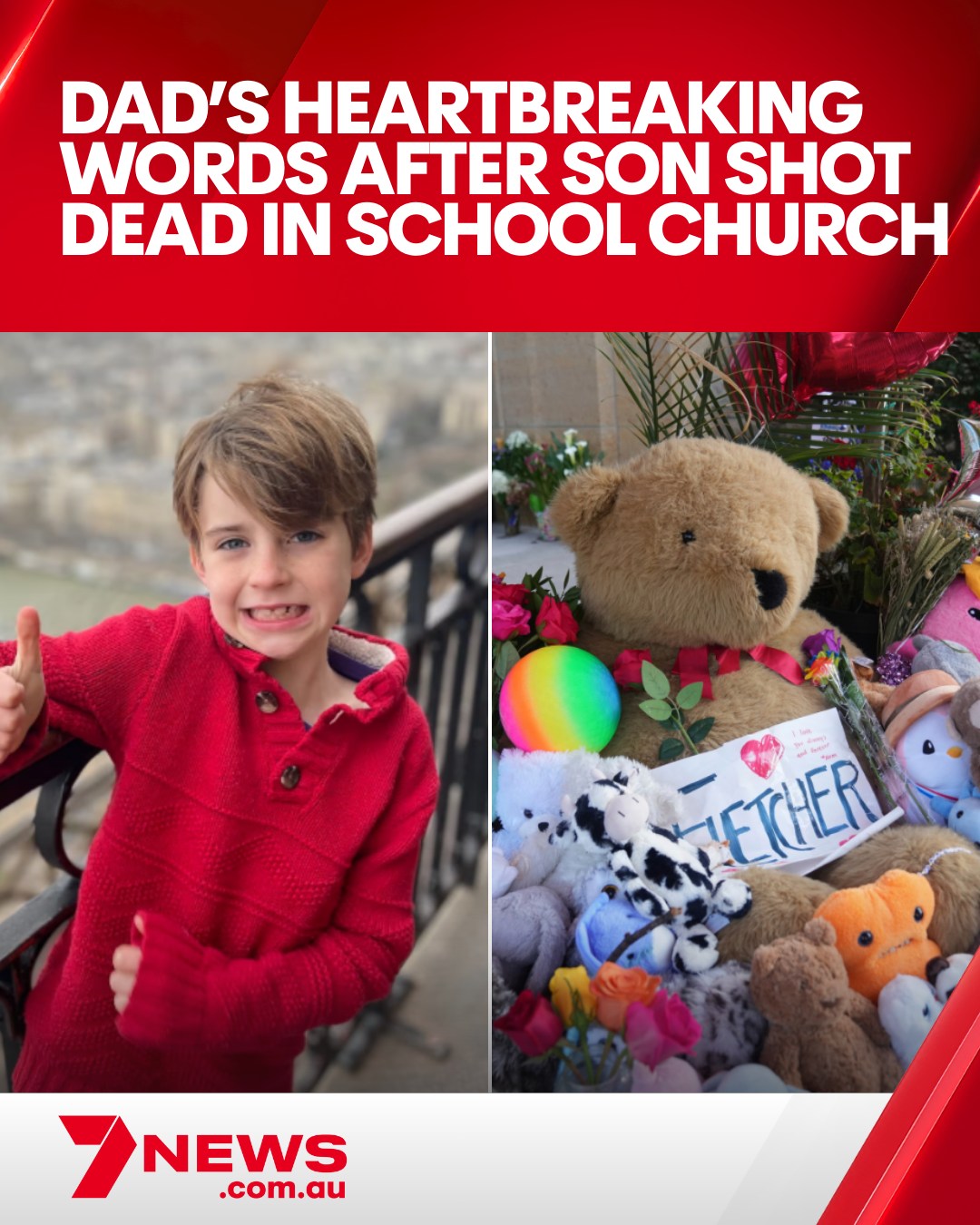 7NEWS - Eight-year-old Fletcher Merkel was one of two children killed ...