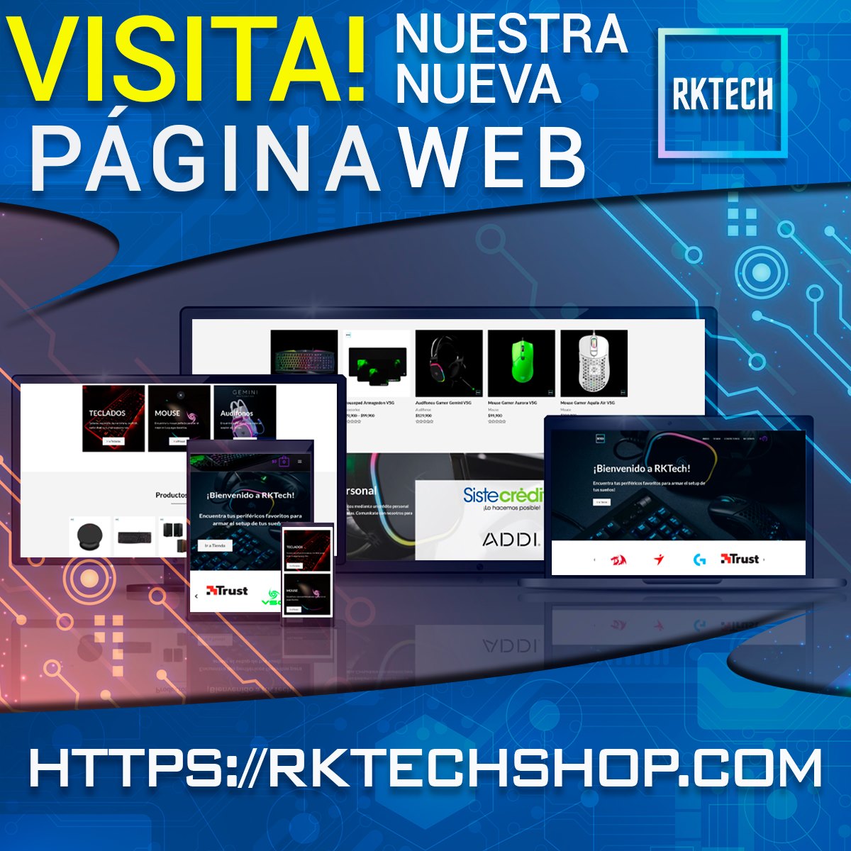 RKTech - Ya contamos con sitio web donde podrás adquirir...