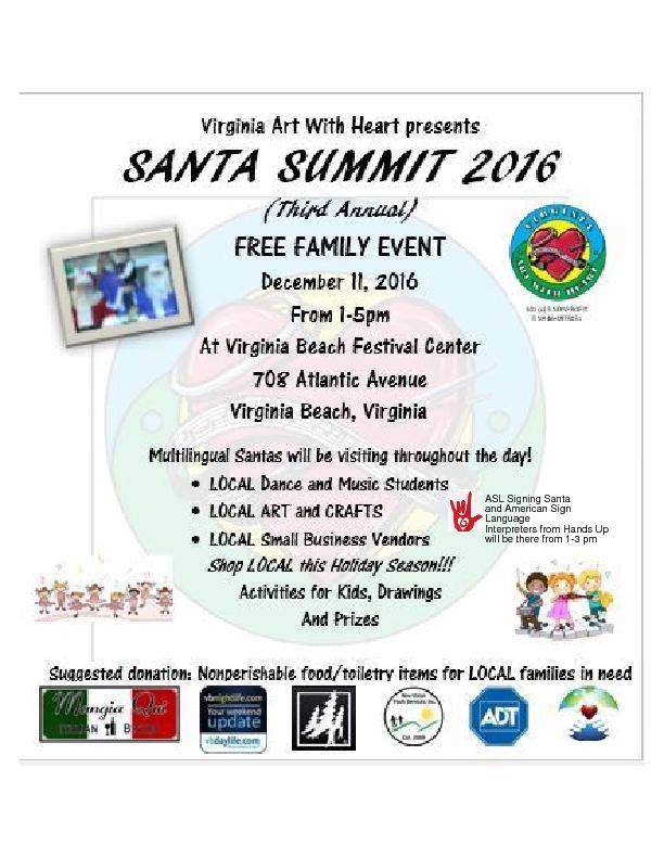 ASL Signing Santa at... - Virginia Association of the Deaf