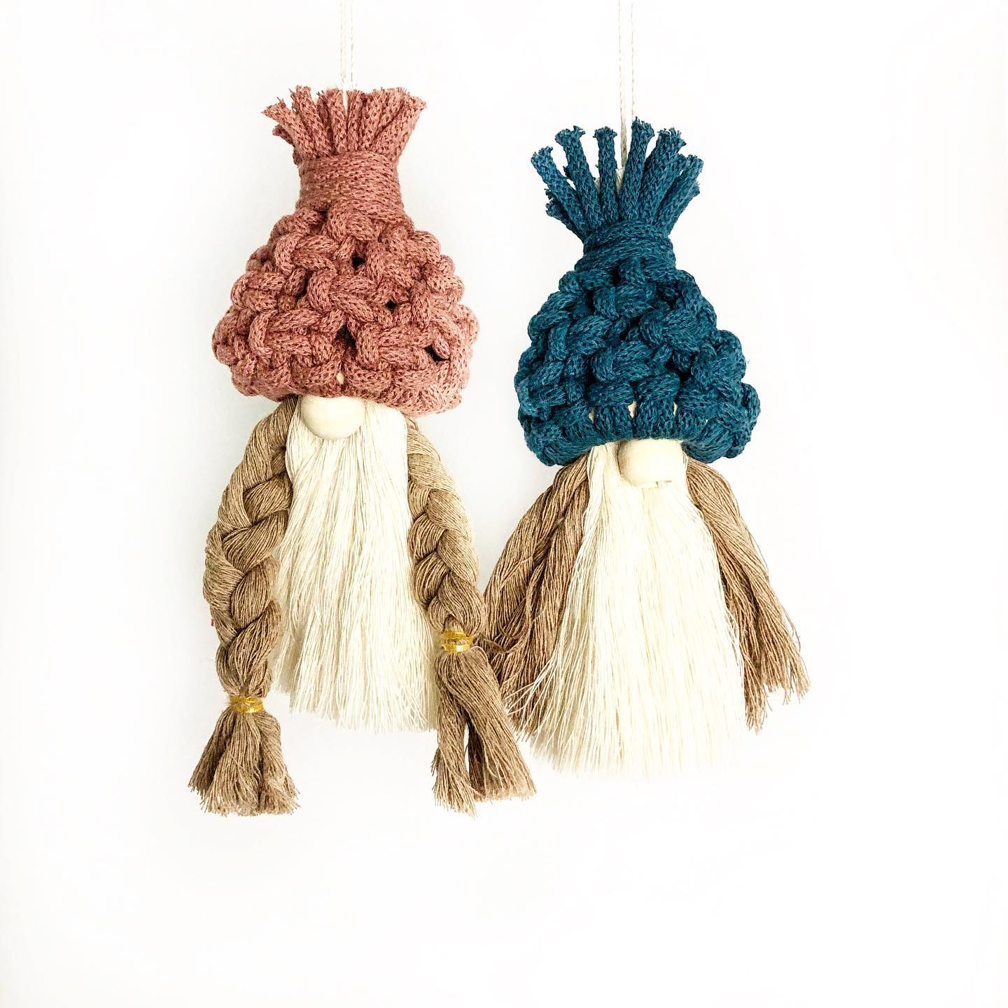 Gray - Come learn how to create the cutest little macrame gnomes!! Full ...
