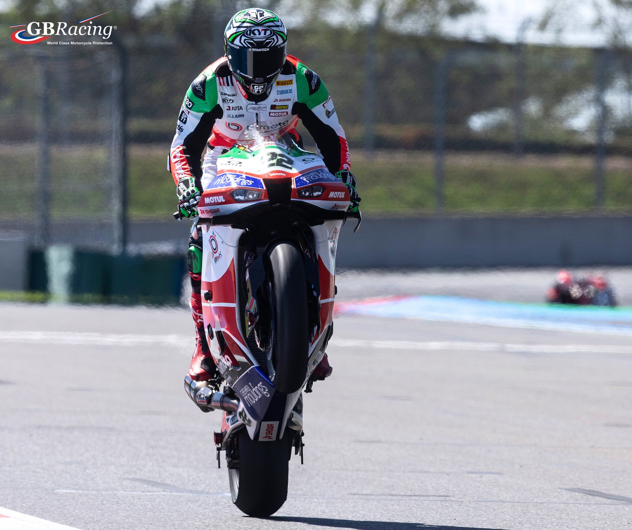 BACK IN BUSINESS 💥 Axel Bassani proves that Bimota by Kawasaki