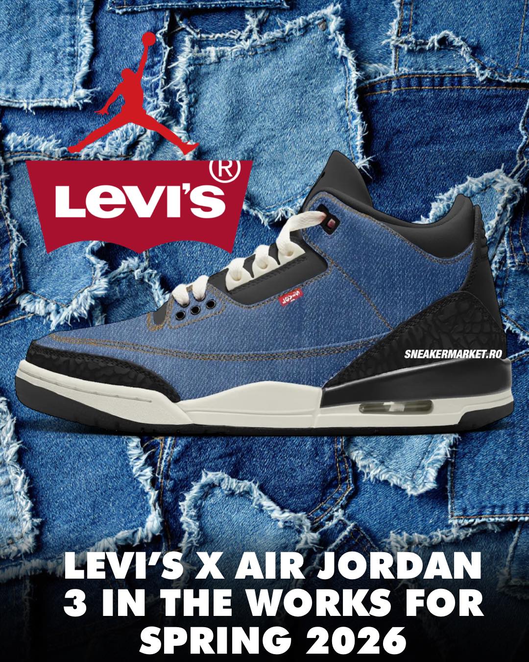 Levi's x Air Jordan 3 