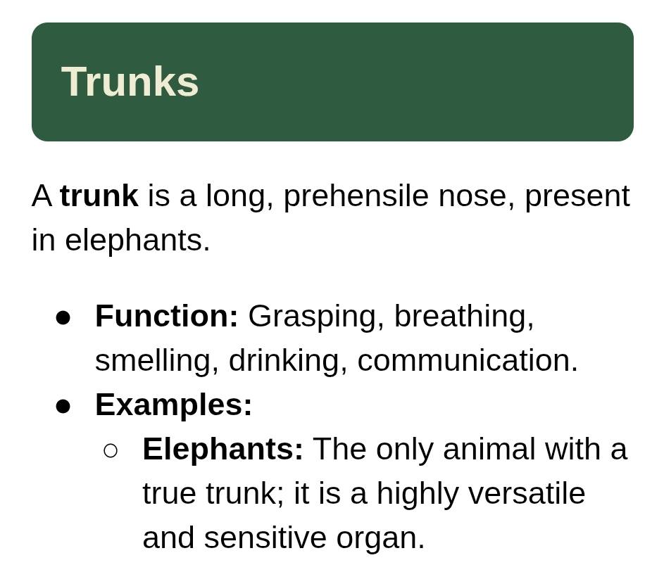 Animal Body Parts - Features,... - Better English With Faraz | Facebook