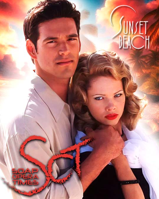 Eddie Cibrian and Vanessa Dorman in Sunset Beach