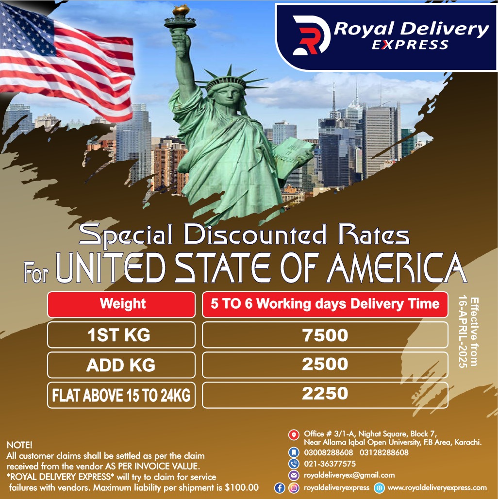 Royal Delivery Express | Karachi
