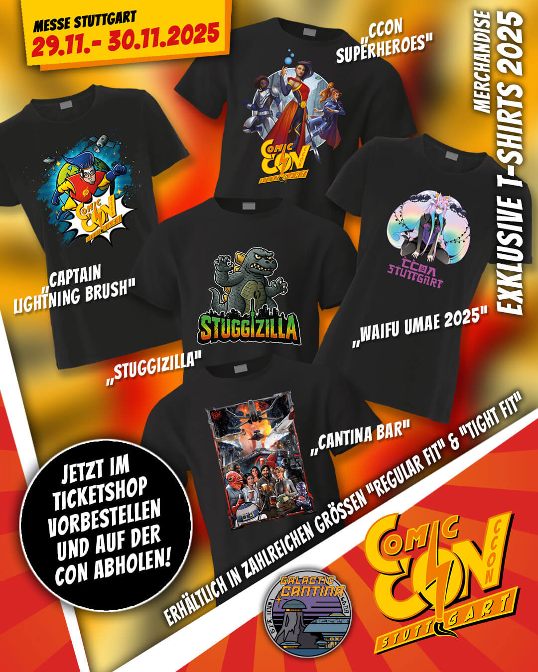 🎉 CCON 2025 T-Shirts – Welches... - CCON Comic Con Stuttgart | Facebook