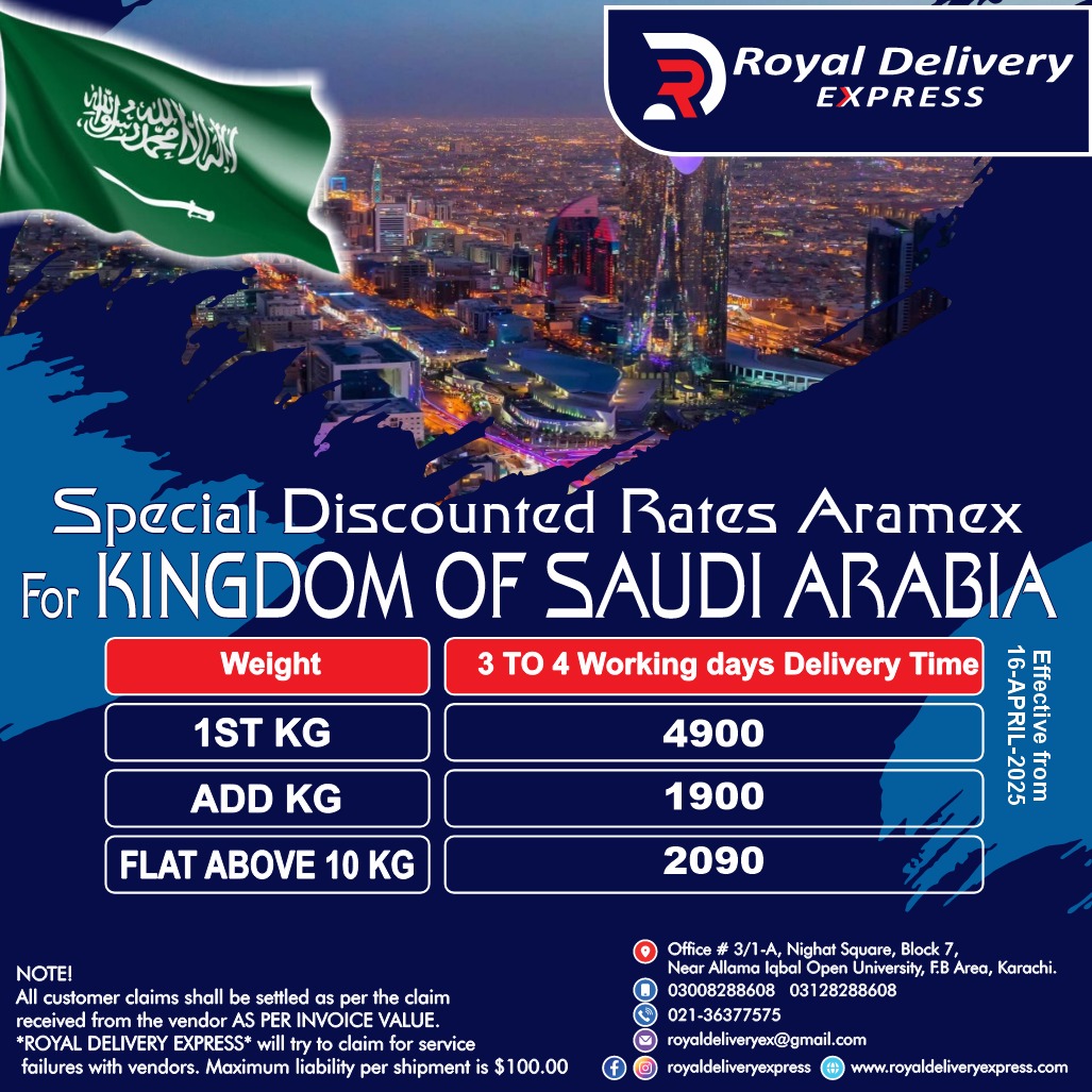 Royal Delivery Express | Karachi