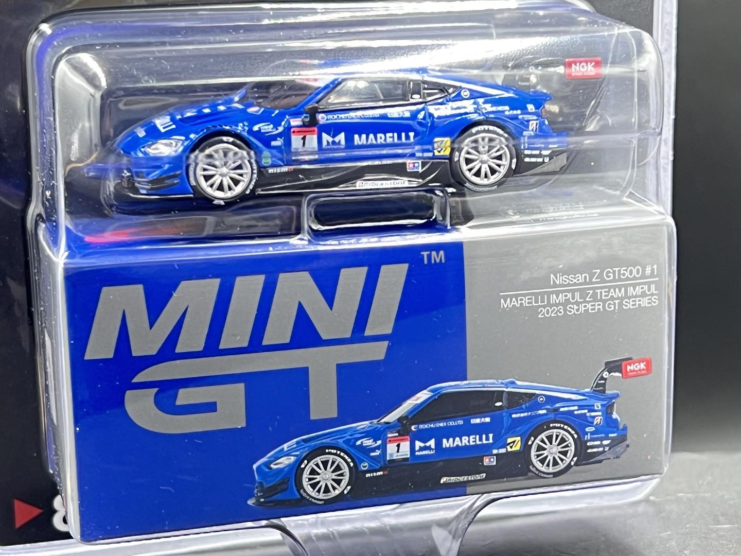 Mini GT 1:64 Nissan Z GT500 #1 Marelli Impul – Team Impul 2023 Super GT #849 – Limited Edition