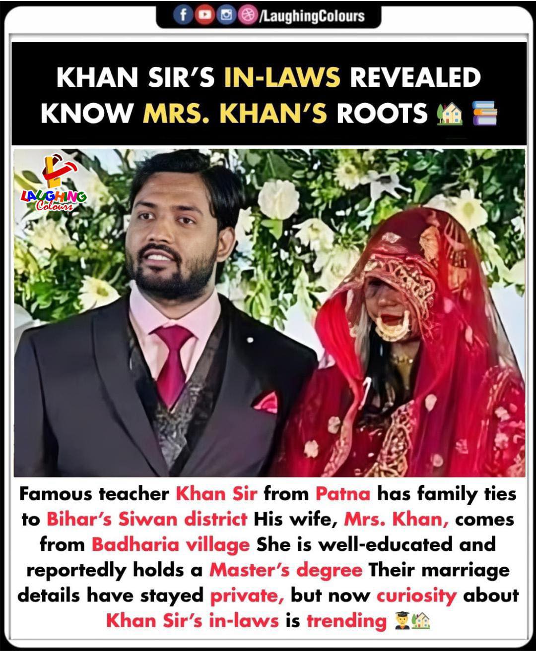 Mrs. Khan finally spotted 💥... - Laughing Colours | Facebook