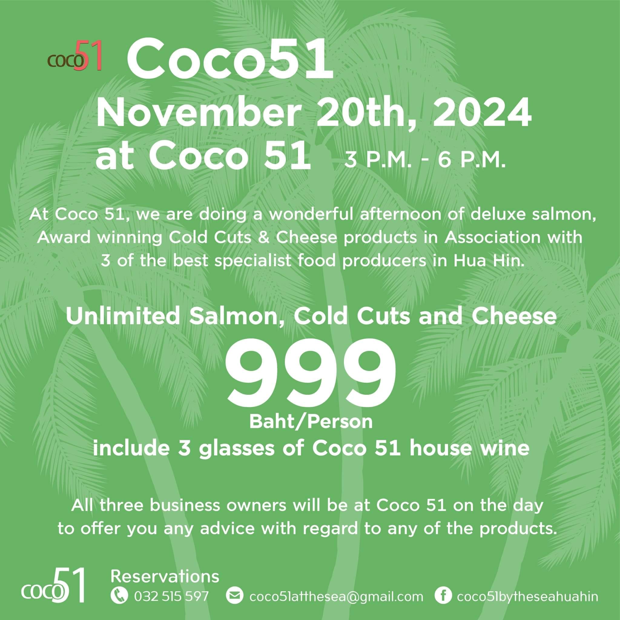 #SpecialEvent At Coco 51 on... - Coco 51 by the sea Hua Hin | Facebook