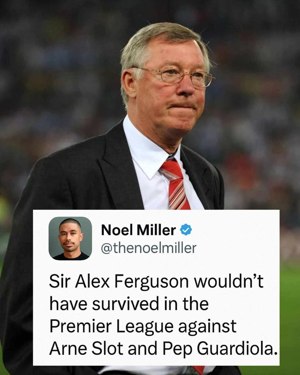 Sir Alex Ferguson was an absolute piss-take. He started this XI