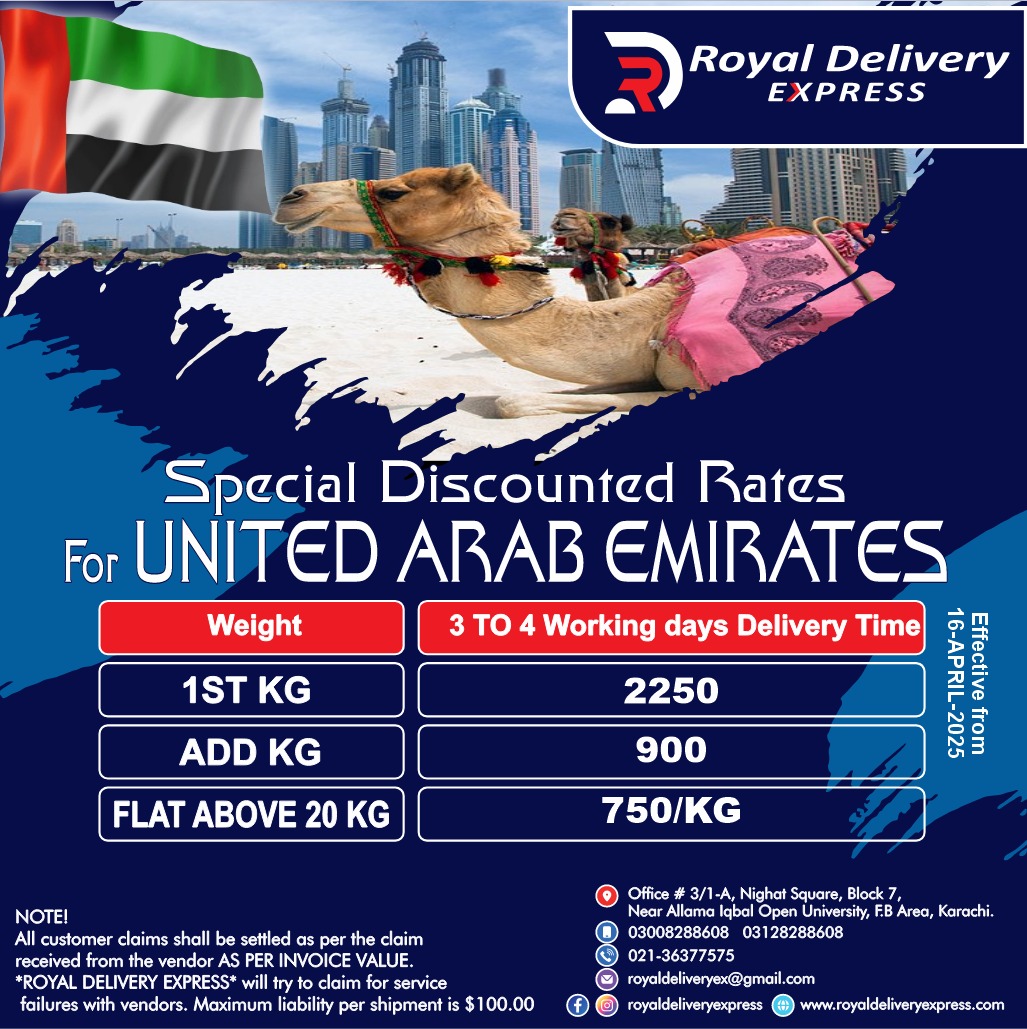 Royal Delivery Express | Karachi