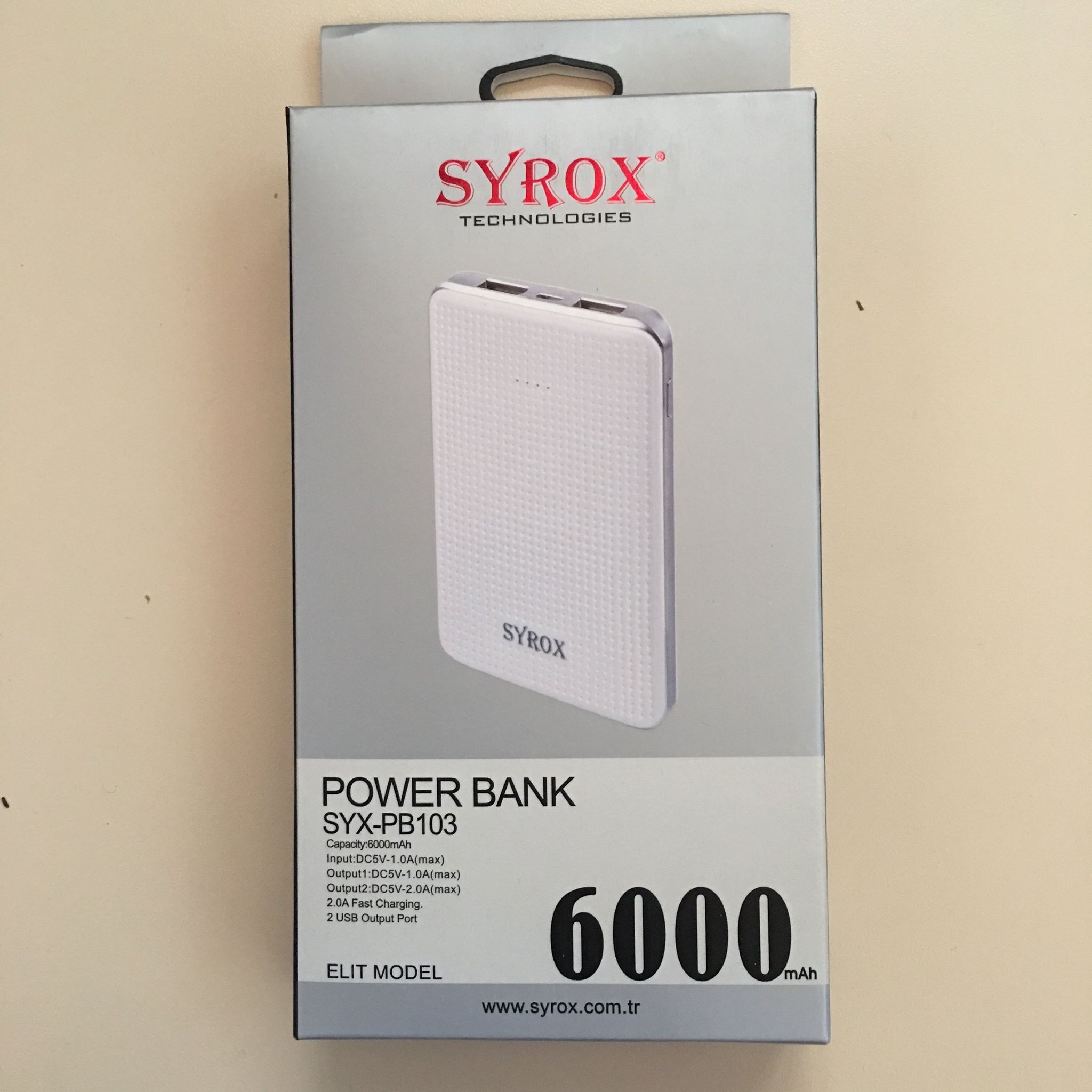 Prohone - Syrox 6500 mh tüm cihazlara uyumlu powerbank...