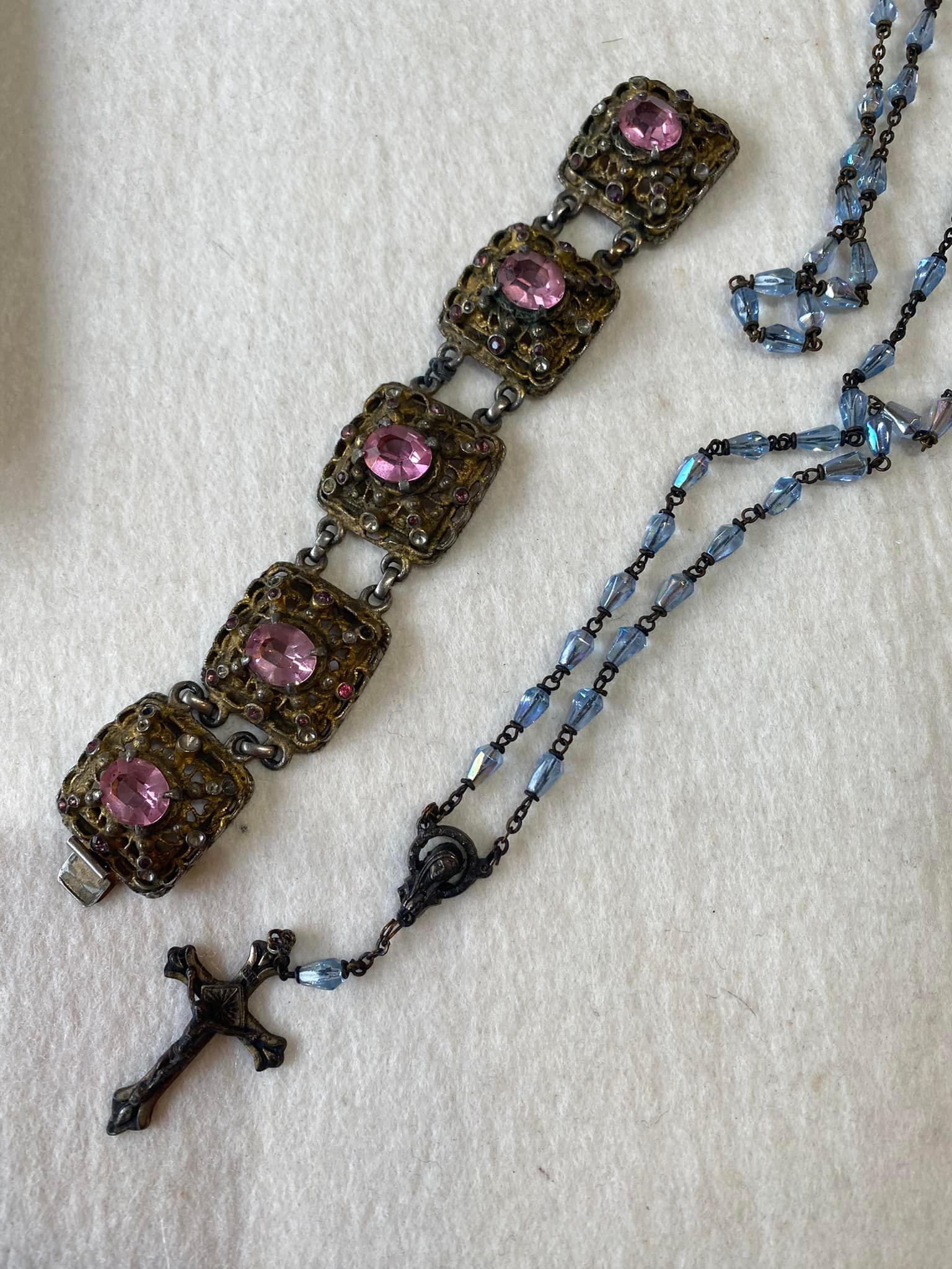 少女の頃買った懐かしいアクセサリーを、天然石アクセサリーデザインで