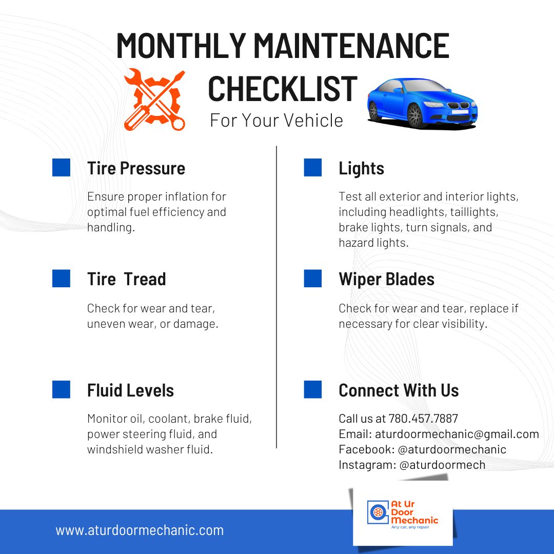 Monthly Car Maintenance Checklist: Boost Vehicle Longevity