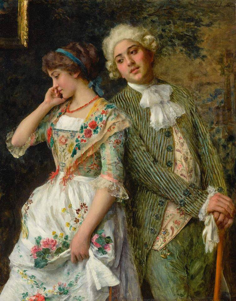 Federico Andreotti (1847-1930) (Courtship)