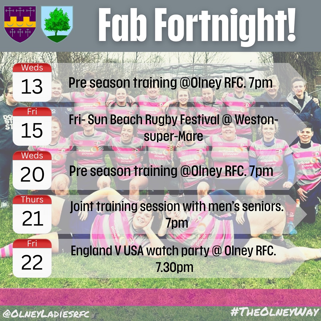 Olney Ladies Rugby - It's been a busy weekend for the Pink Ladies, with ...