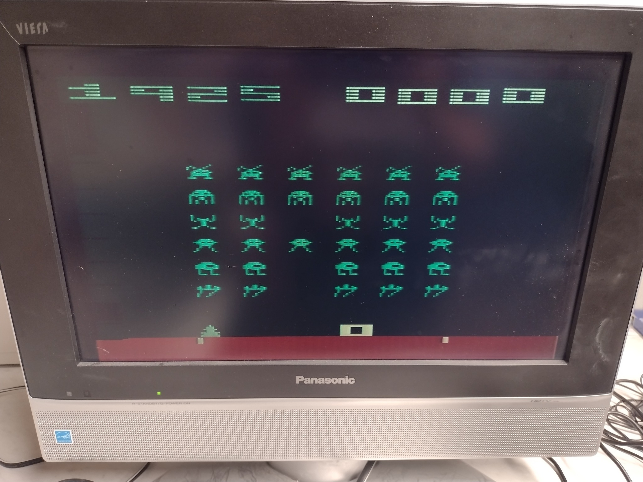 Atari 2600 Space Invaders cheat code