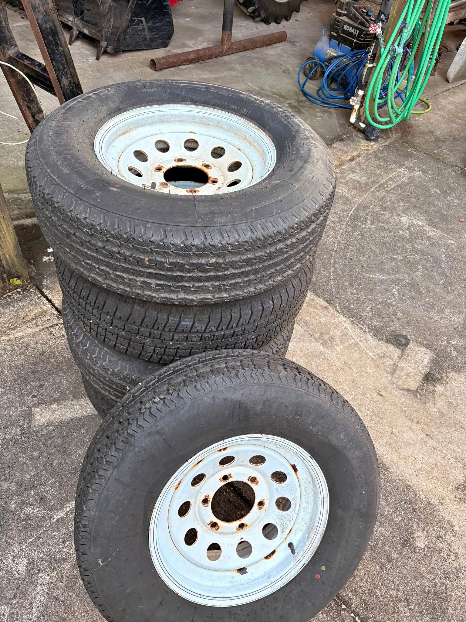 Trailer Tires and Rims - Car Wheels, Tires & Parts - Saint Amant ...