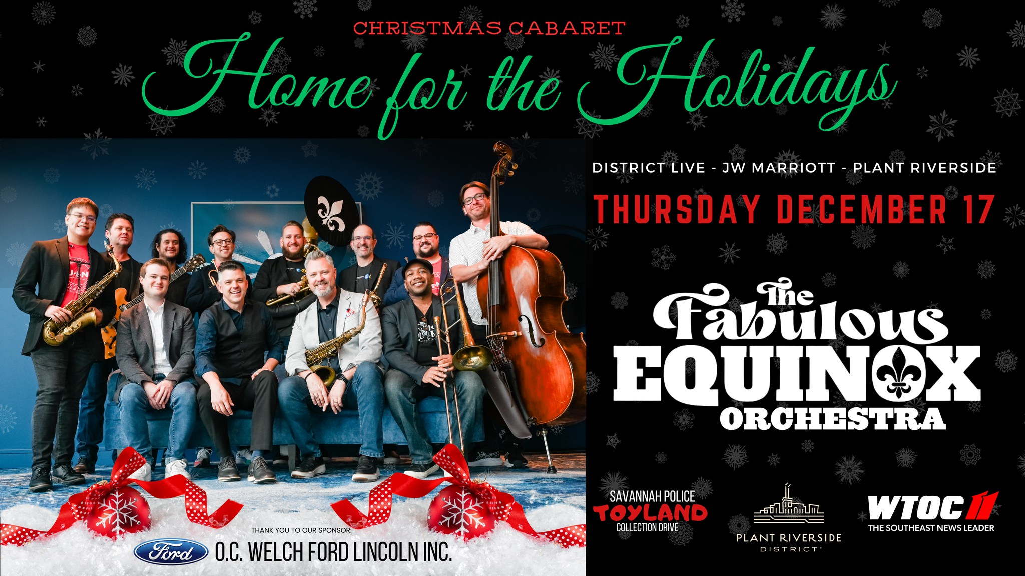 Home for the Holidays - Thursday - Dec 17 - The Fabulous Equinox Orchestra