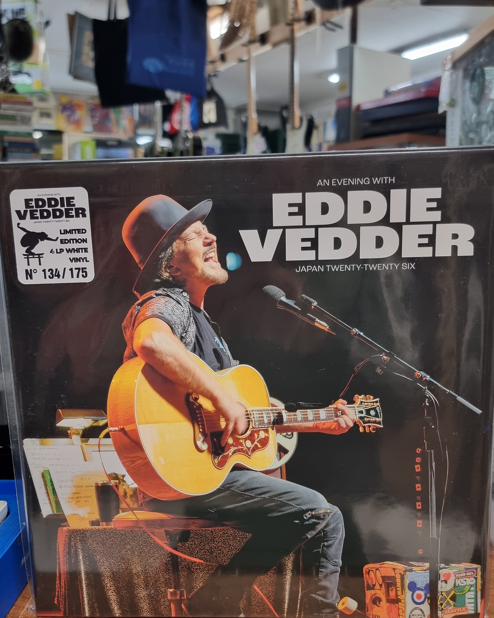 EDDIE VEDDER BOX SET 4xLP An Evening With (White Colour 200