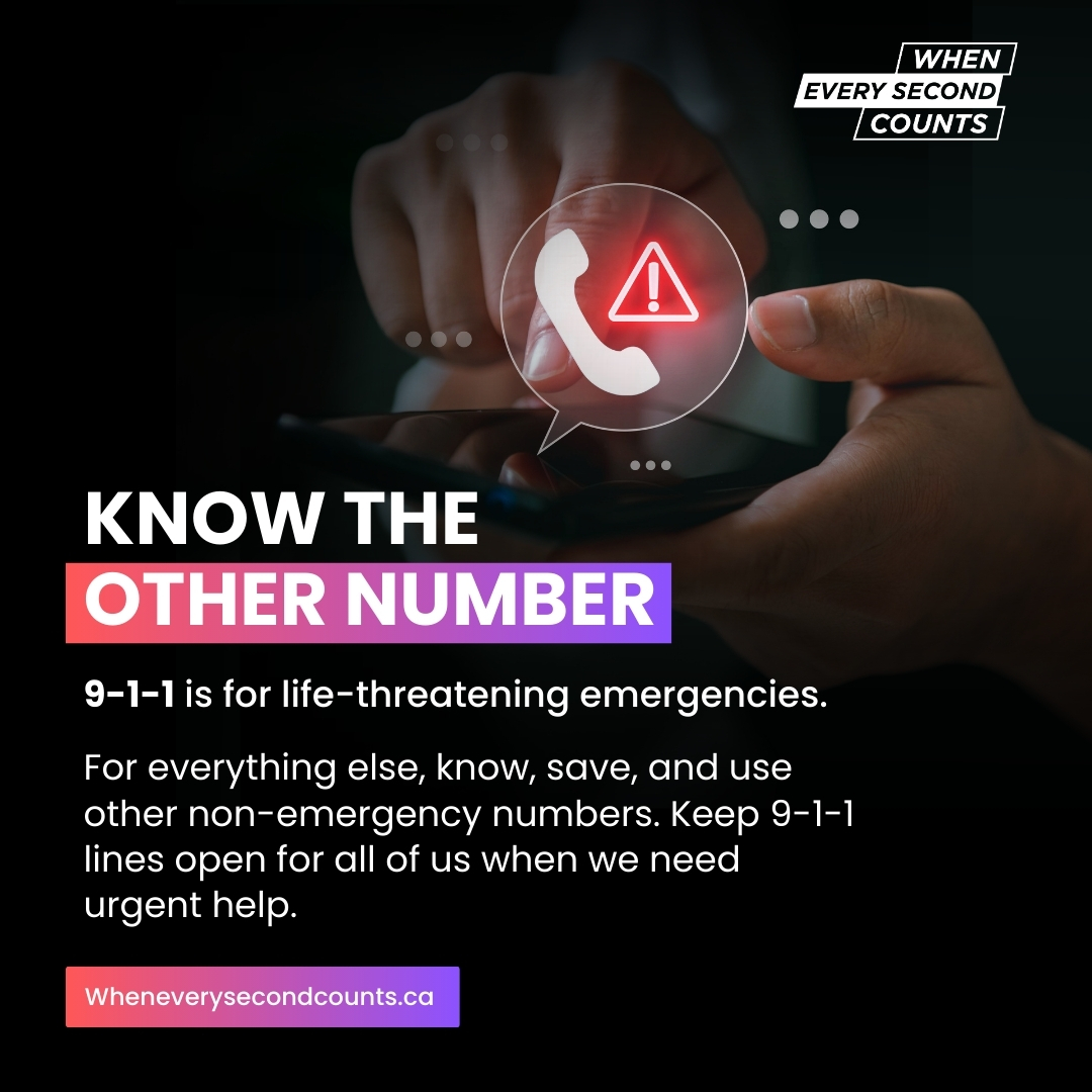 City - Think before you dial ☎️ A non-emergency call to 9-1-1 could ...