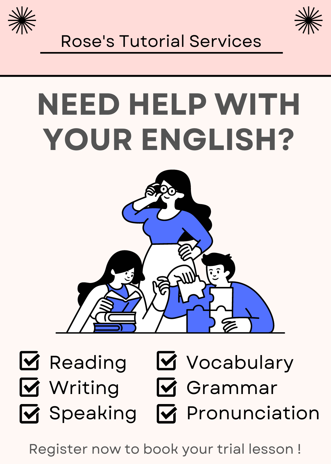 Teacher Rose's Tutorial Services