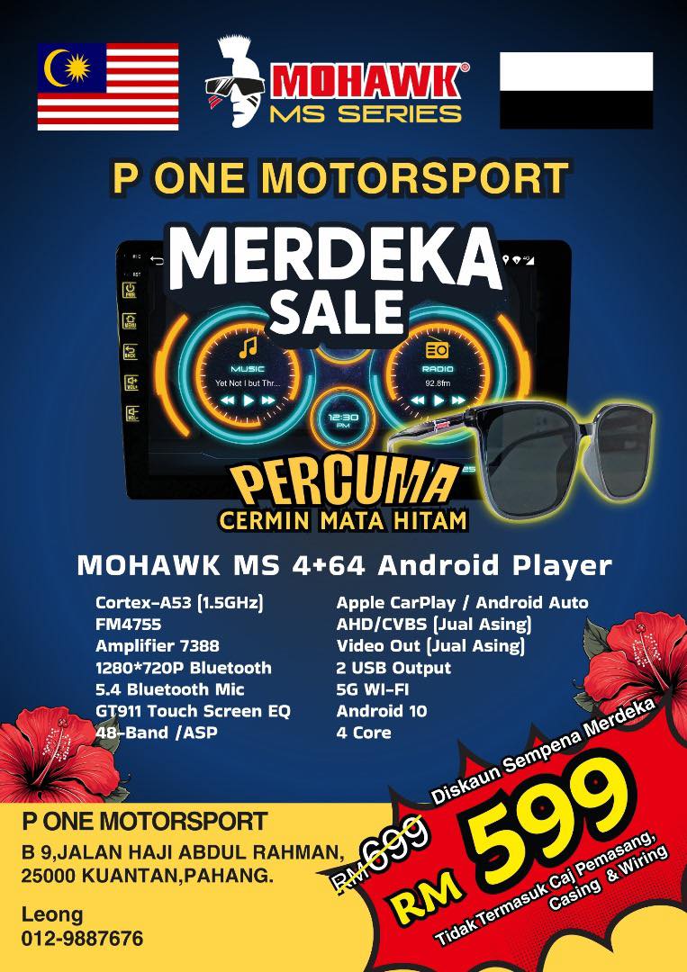 Mohawk - 🎉 MOHAWK Merdeka Sale! 🎉 Celebrate Malaysia’s 68th Merdeka ...