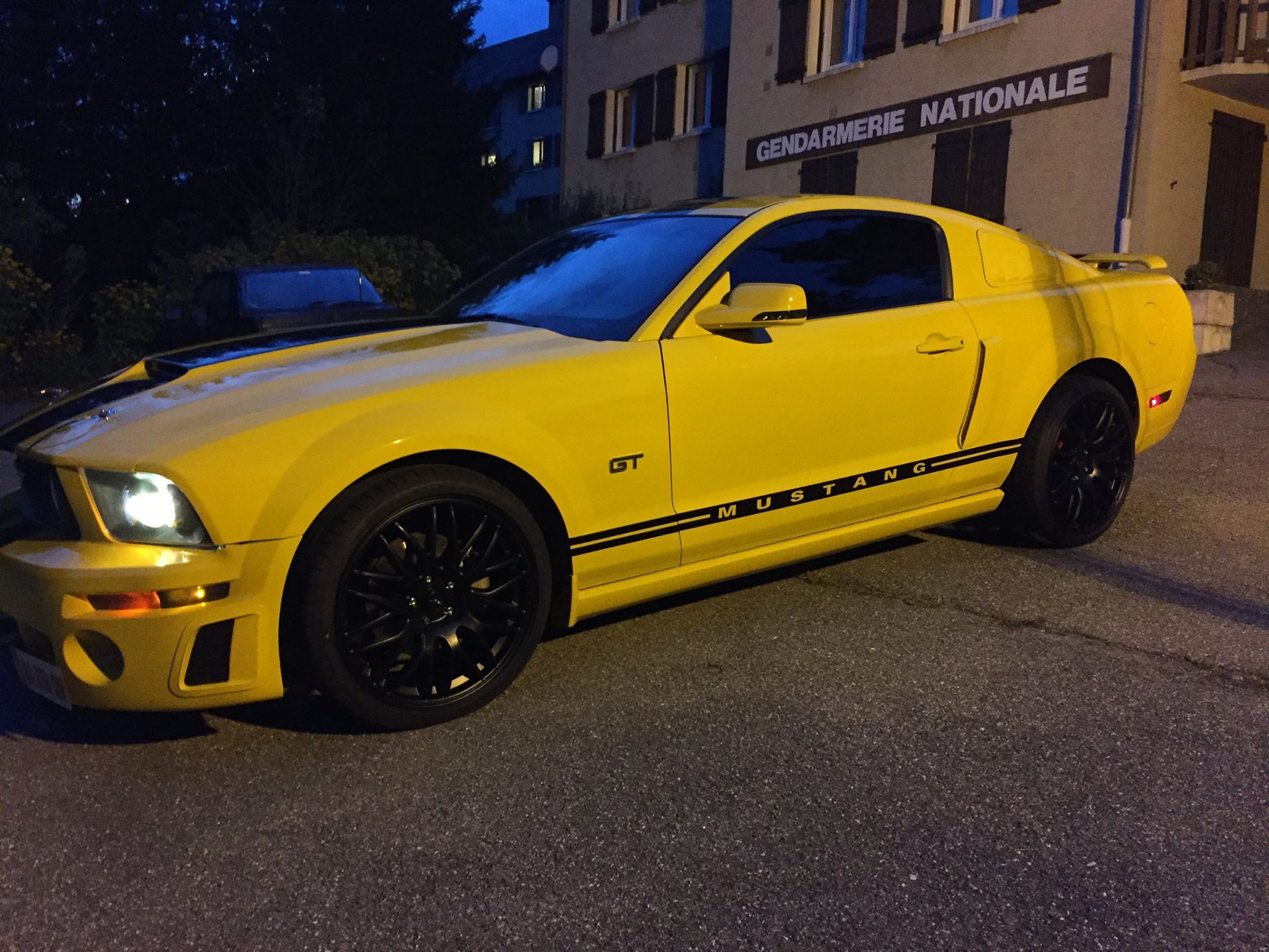 Brandwheels - Ford Mustang mit Ruff Racing R360 Felgen in...