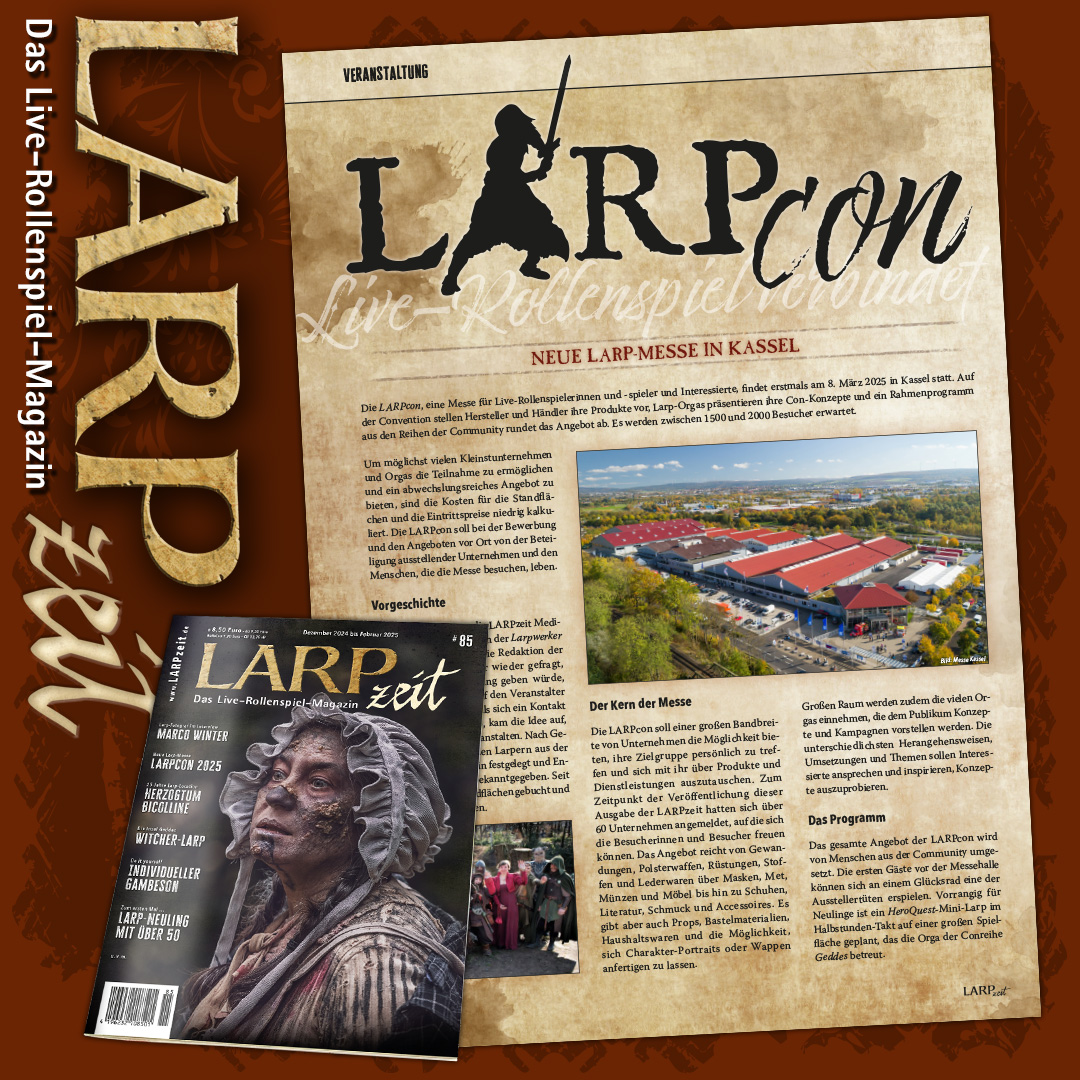 LARPzeit - Ein Blick in die aktuelle LARPzeit - LARPCon,... | Facebook