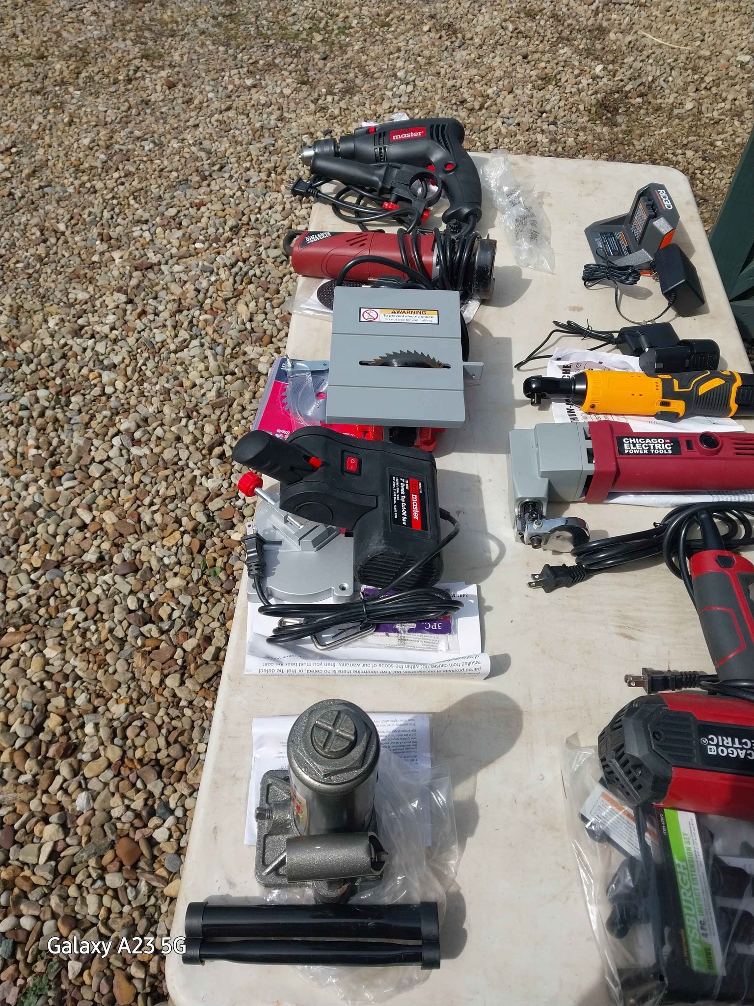 Multiple Electric Tools - Mixed Power Tool Sets - Slippery Rock Park ...