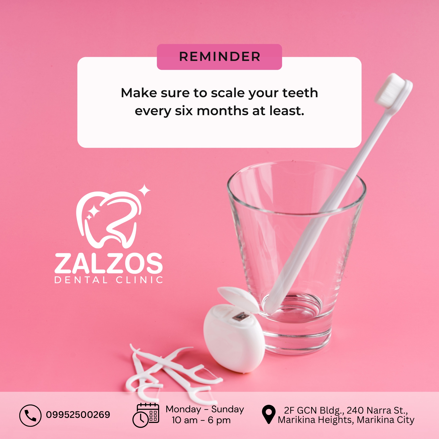 Zalzos Dental Clinic - 🦷 Plaque and tartar build up over time, so ...