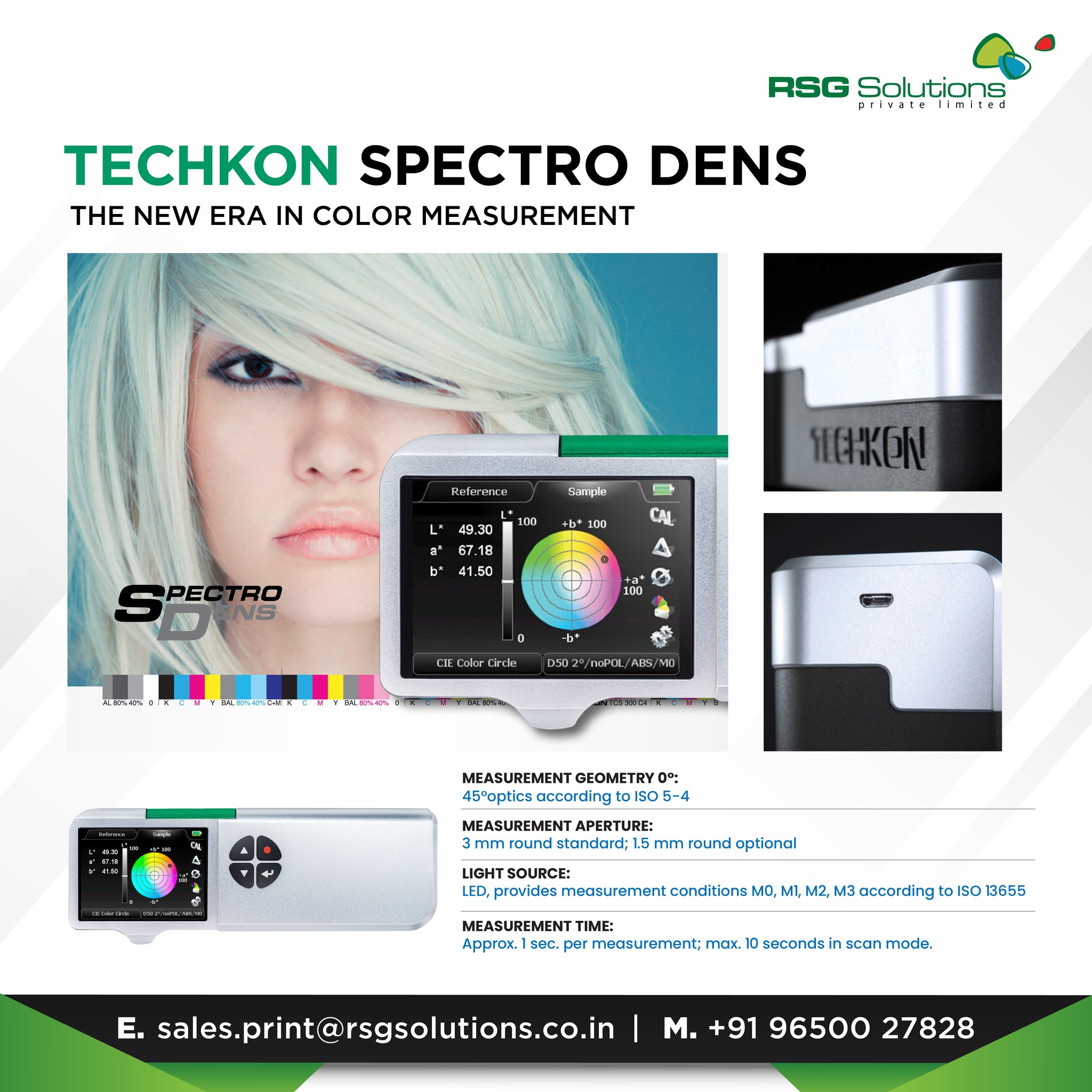 RSG - Introducing the Techkon Spectro Dens: The New Era in Color ...