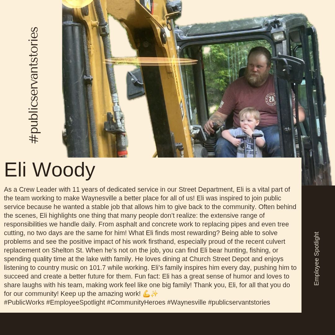 Town - Meet Eli! #publicworks #publicpublicservantstories | Facebook