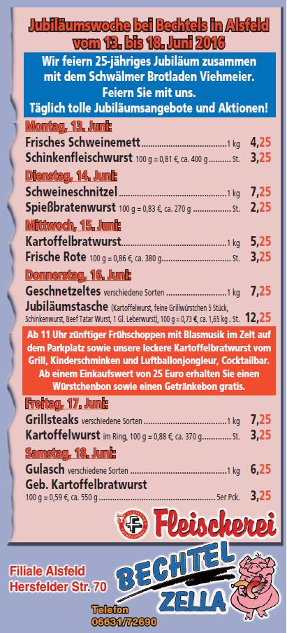 Bechtel Alsfeld Angebote