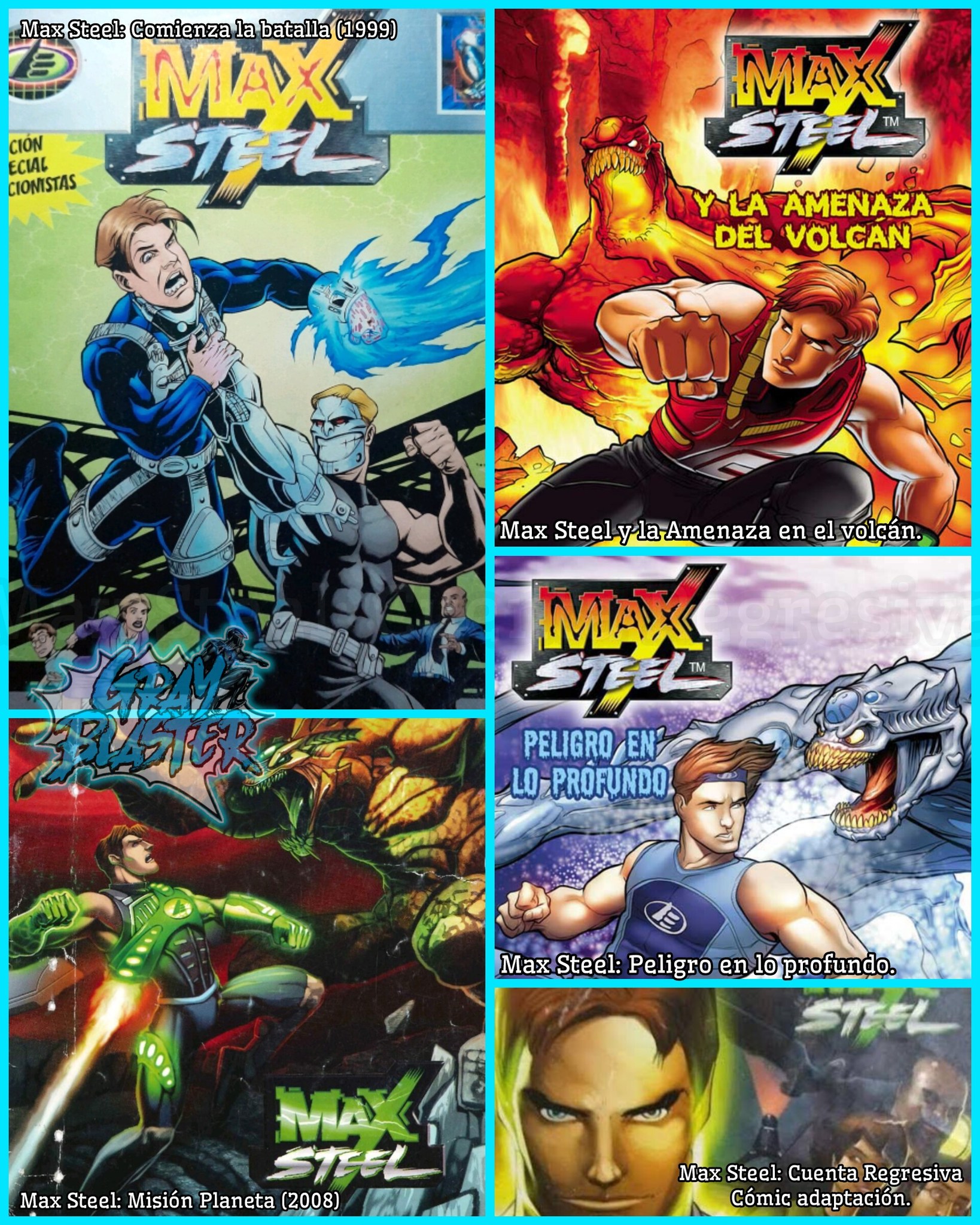 Gray Blaster - MAX STEEL EN LOS CÓMICS. Max Steel hizo su... | Facebook