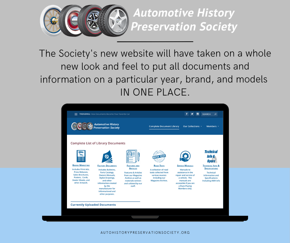 Automotive History Preservation Society | Perry MI