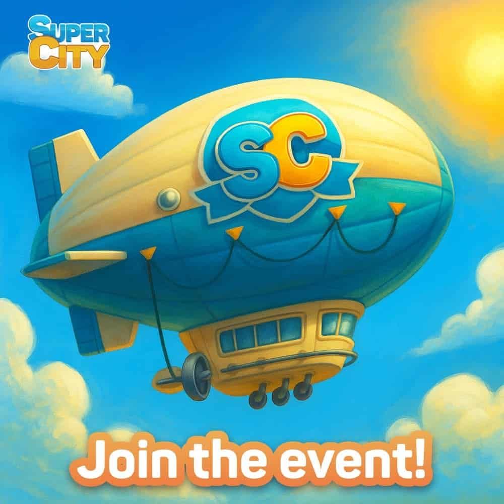 🌅 The Airship will set off again!... - SuperCity Game Tips | Facebook