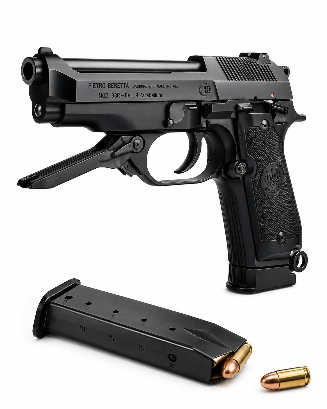 Beretta 93R — A Unique Italian Classic The Beretta 93R “Raffica