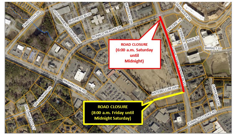 Columbia - Road Closures for Thunder Over Evans Columbia County wishes ...