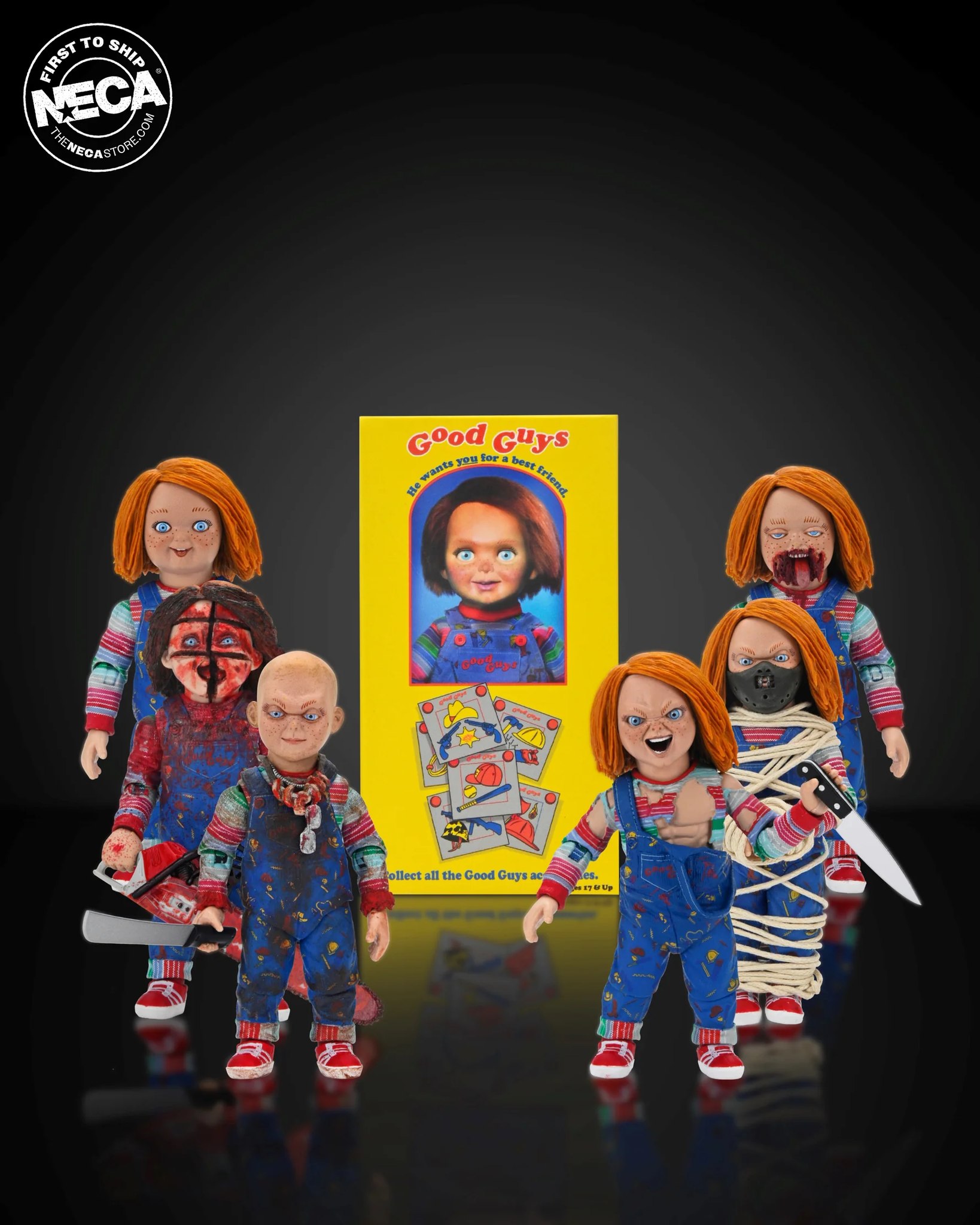 Neca announces Chucky Good Guy blind box series 2