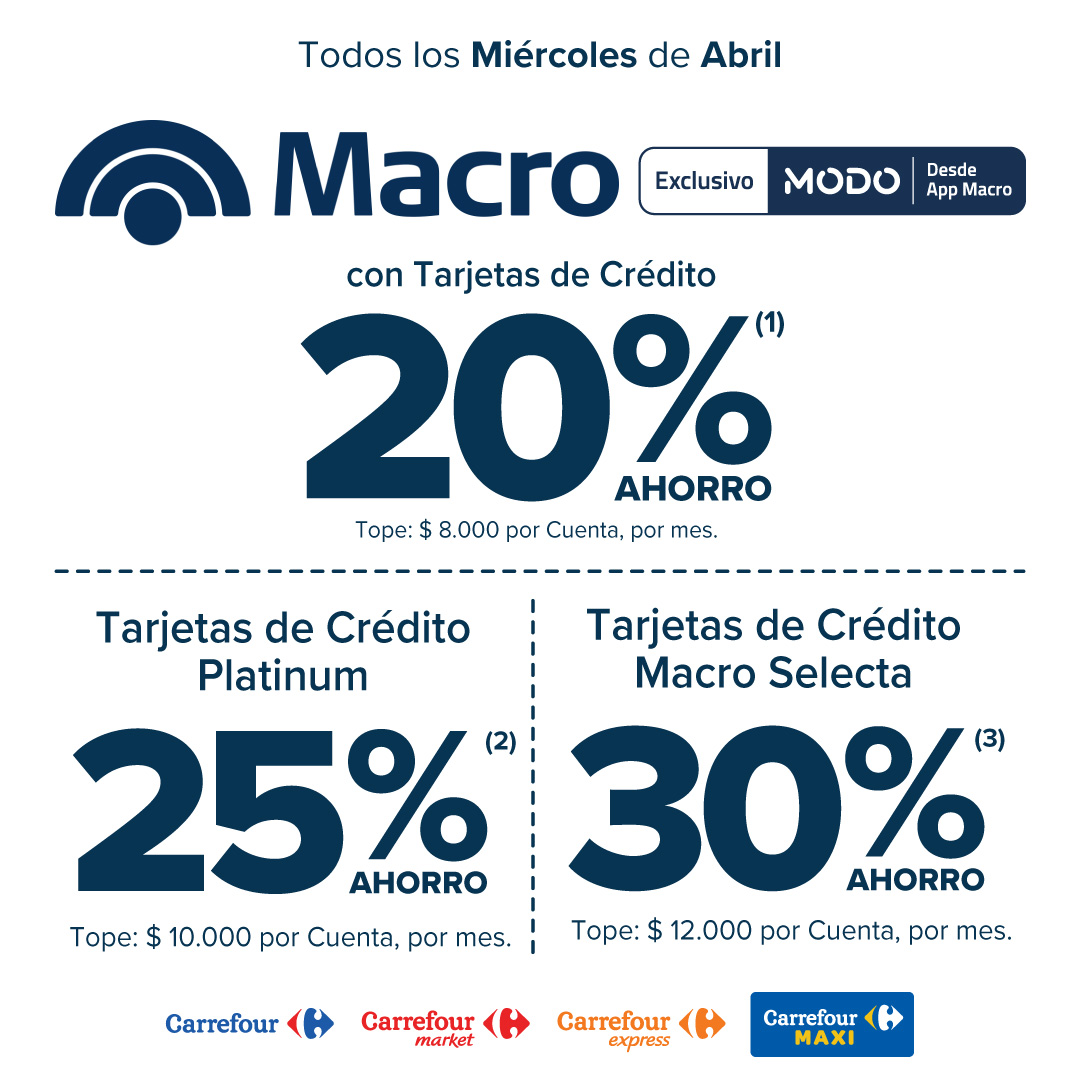 Carrefour - ¡Este abril, los miércoles vienen con grandes descuentos! 🤩 ...