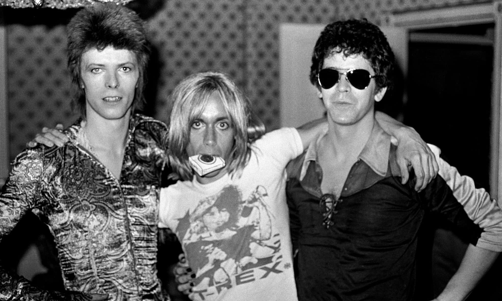 Iggy Pop, Lou Reed and James Williamson at Max