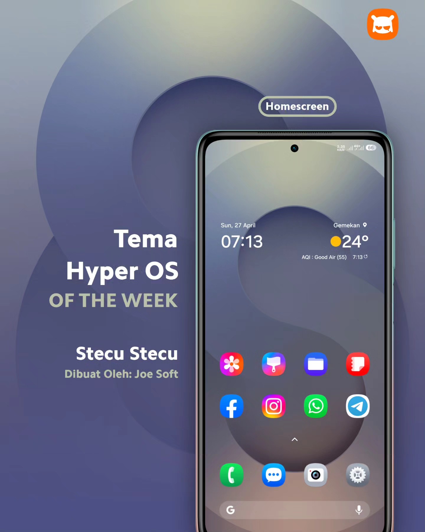 MIUI Indonesia - [Tema HyperOS] Ala One UI 7 || Tema Stecu... | Facebook