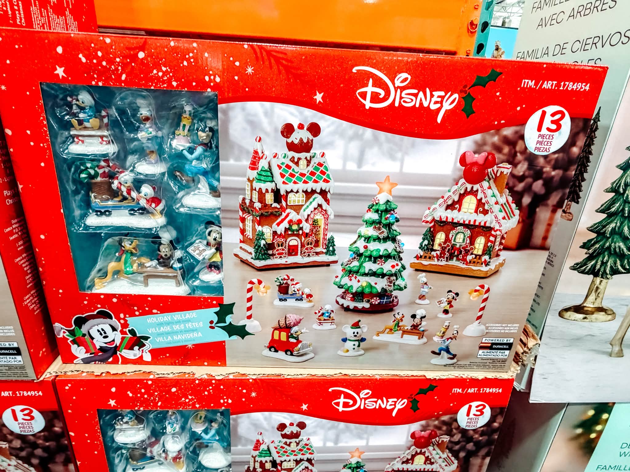 Costco has the CUTEST Disney Christmas Village!! 🎄🏰❤️ This 13
