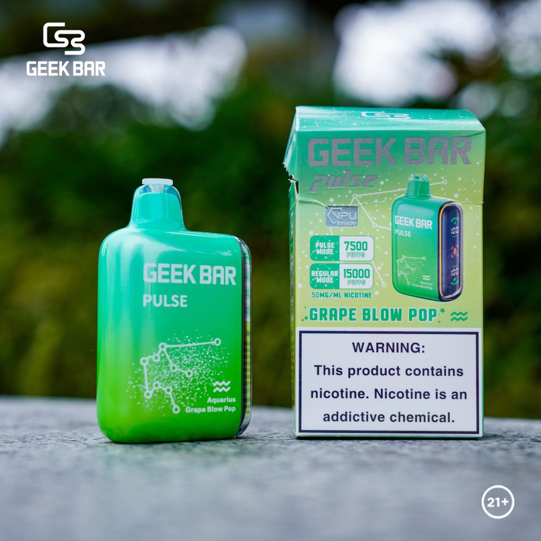 grape geek bar flavor 🍇✨ GeekBar Pulse Blow Pop! Indulge in the iconic taste of sweet grape candy. Elevate your vape experience with this nostalgic fusion. GeekBar Pulse – where grape meets pop! 💨🍭 #GeekBarPulse #geekbar geek bar pulse x iced Flavor:Kiwi Passionfruit Guava EBDESIGN Elf Bar