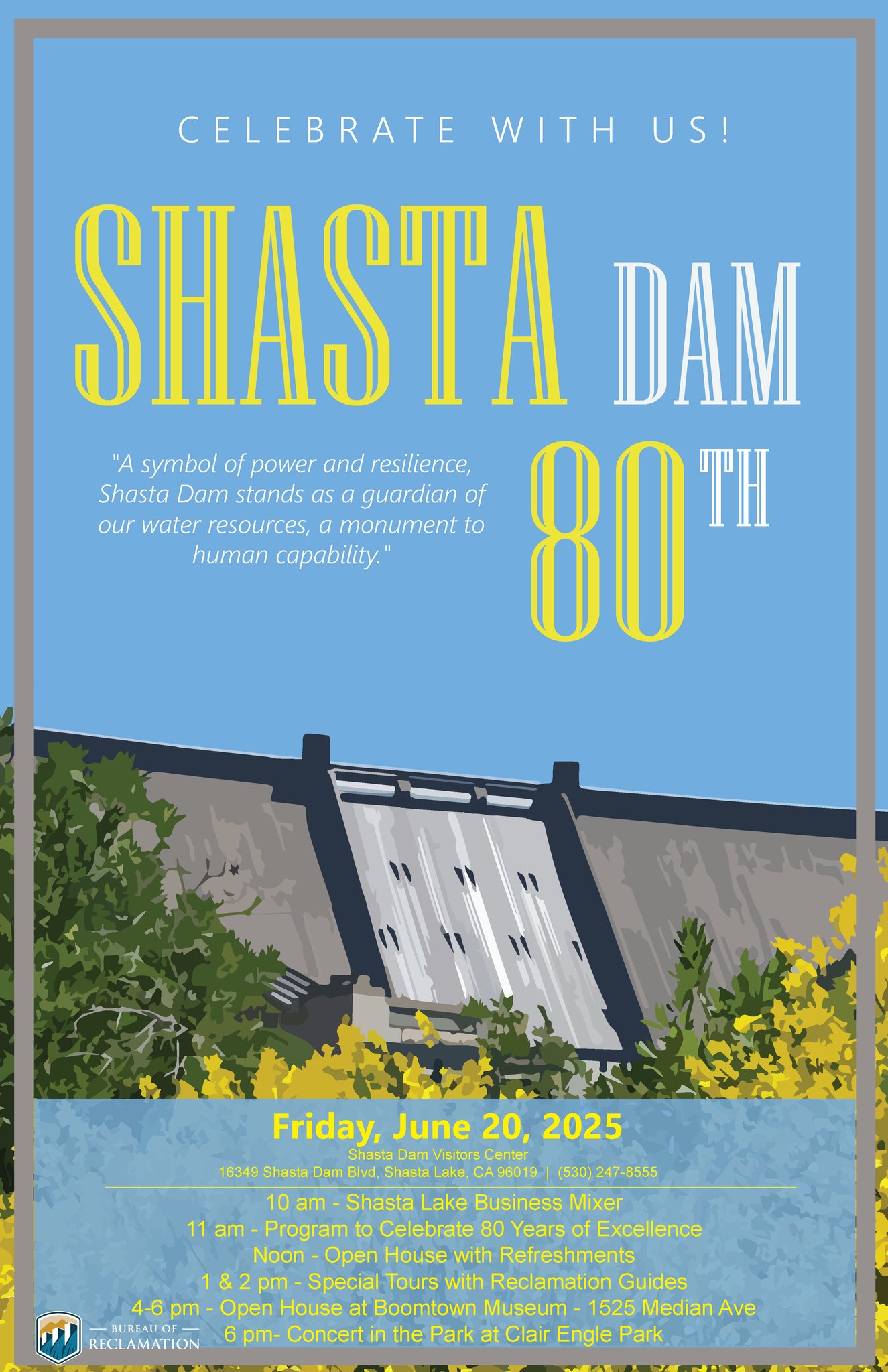 🎉 Join Us to Celebrate 80 Years of... - City of Shasta Lake | Facebook
